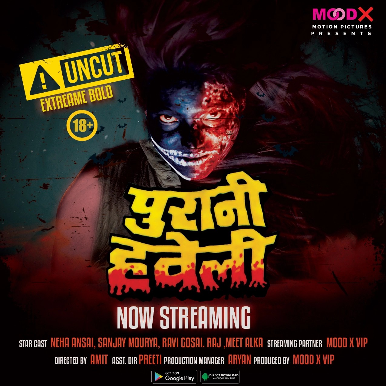 Download Purani Haveli 2023 S01E01 MoodX Hindi Web Series 720p HDRip 200MB