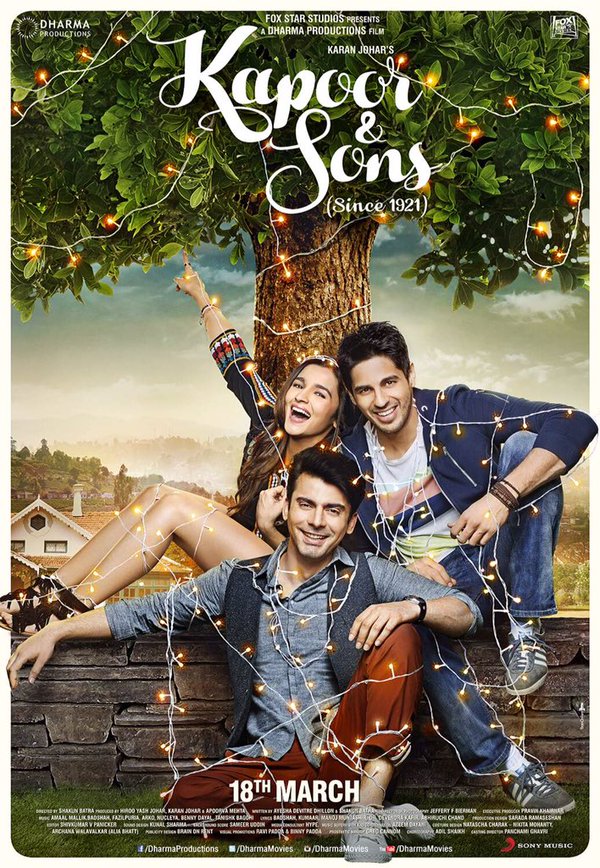 Kapoor and Sons 2016 Hindi Movie 720p BluRay 1.2GB Download & Watch Online