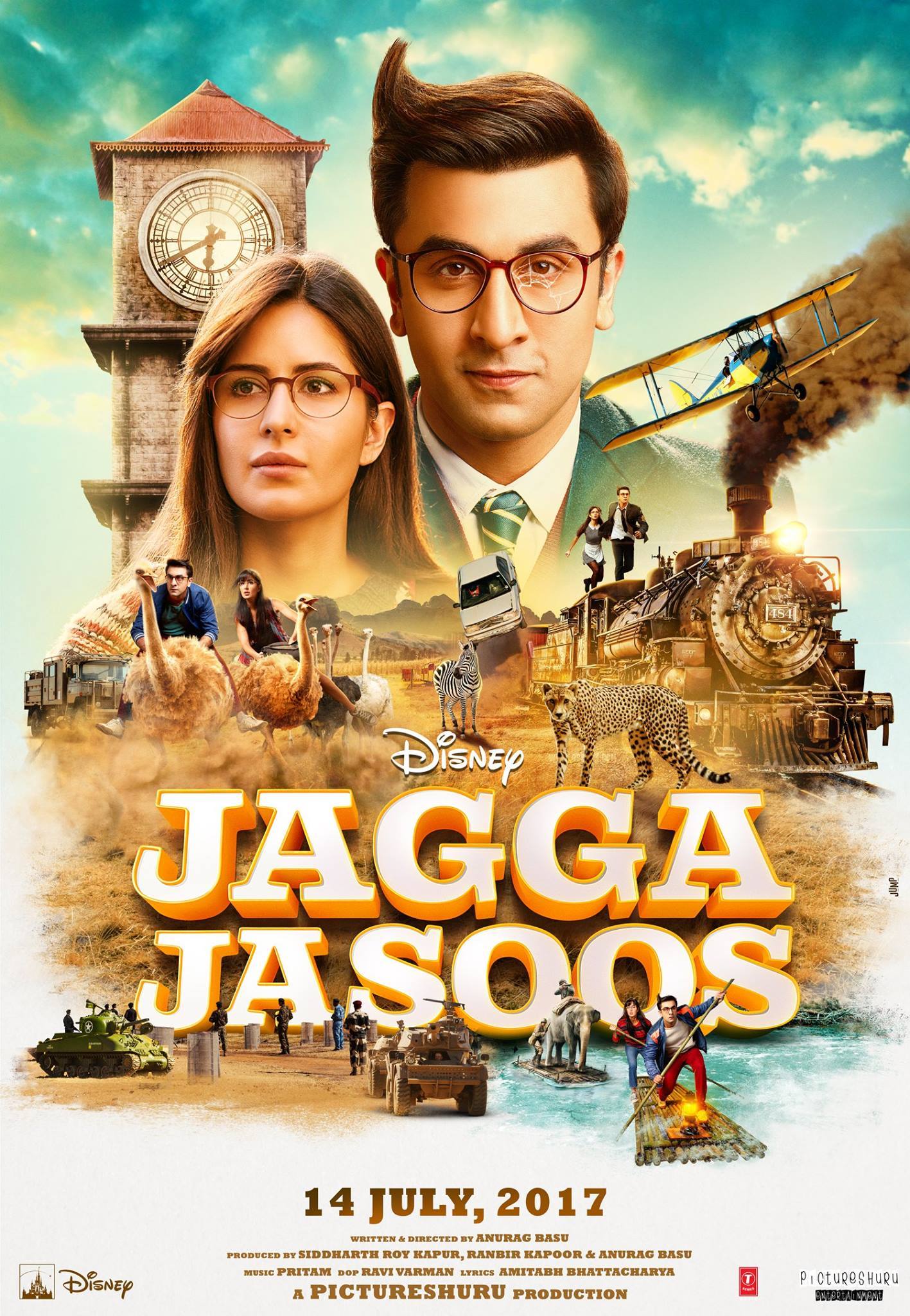 Jagga Jasoos 2017 Hindi Movie 500MB BluRay 480p Download