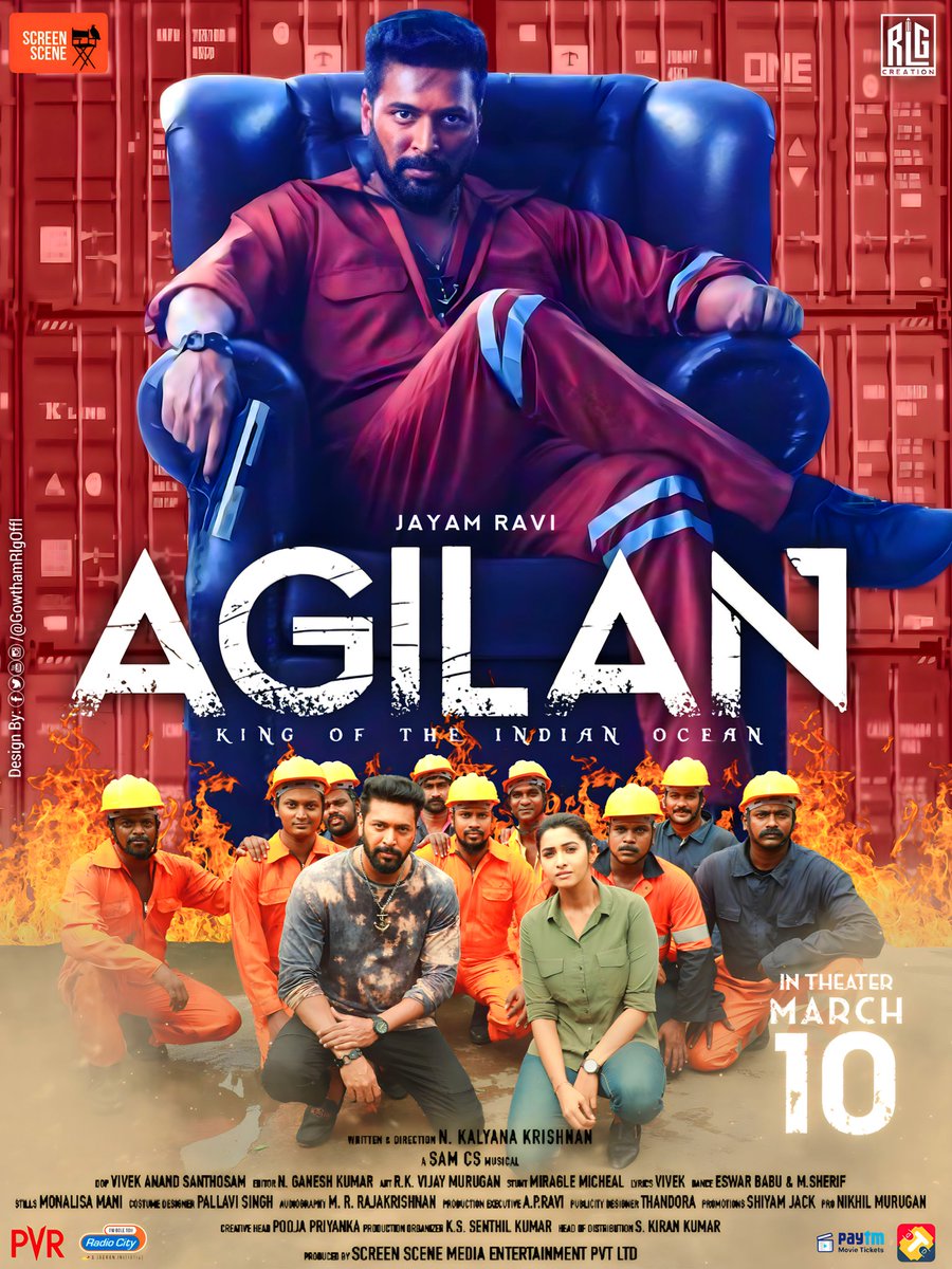 Agilan (2023) 1080p HDRip ORG Hindi (HQ Dubbed) Dubbed Movie [2.1GB]