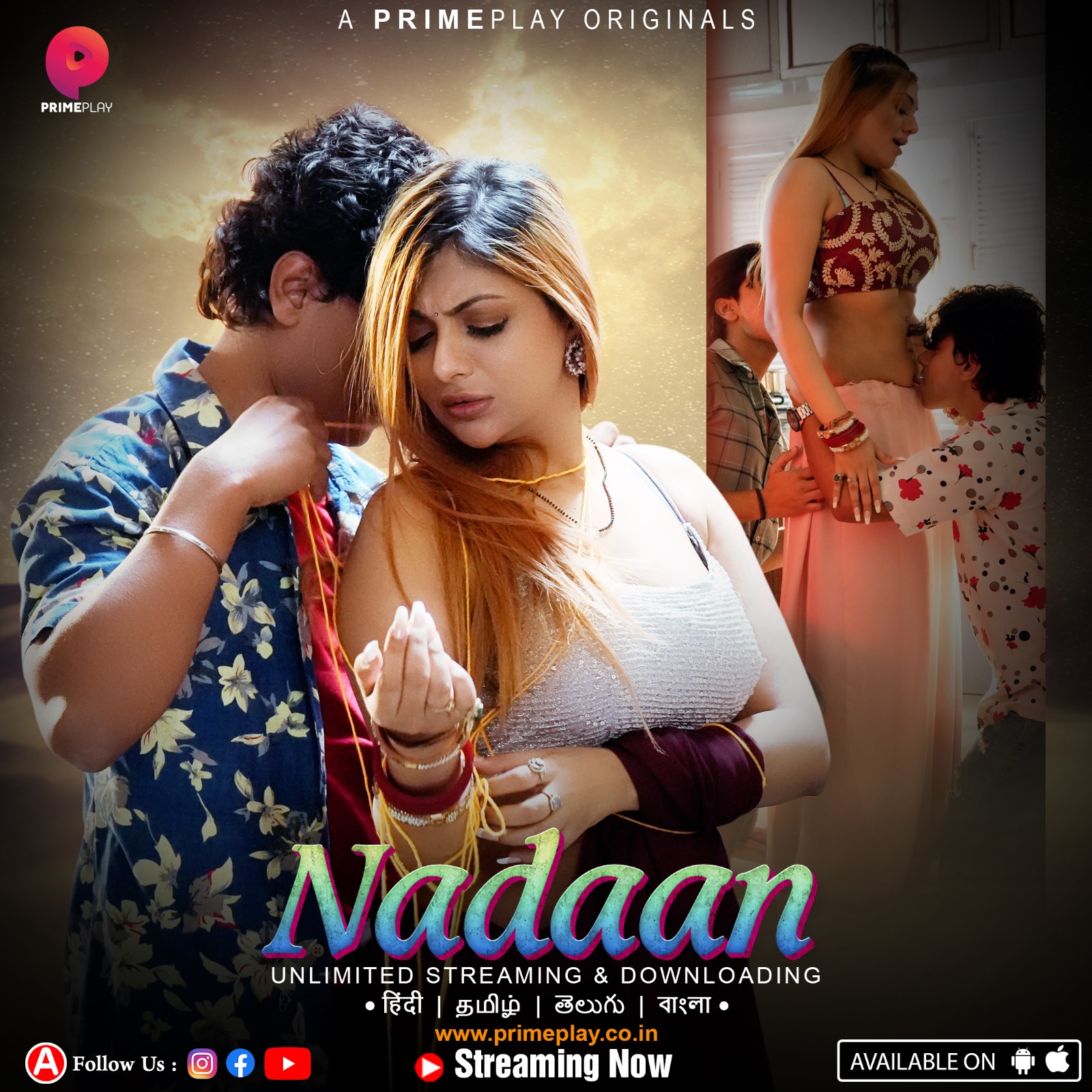 Download [18+] Nadaan (2023) S01 [Episode 4 To 7] Hindi PrimePlay WEB Series 720p | 1080p WEB-DL
