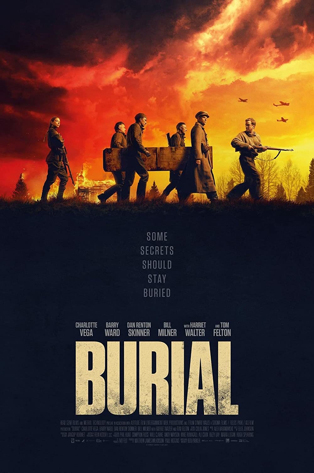 Burial (2022) 480p BluRay Hindi ORG Dual Audio Movie ESubs [500MB]