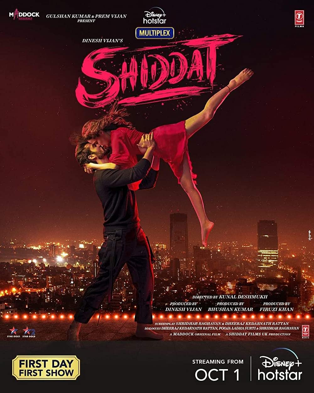 Shiddat 2021 Hindi Movie 1080p HDRip 3.6GB ESub Free Download