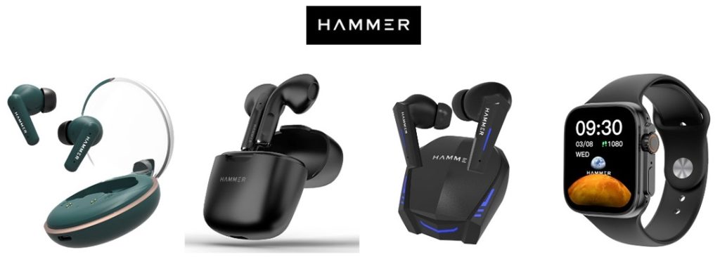 Hammer Airflow Plus Ko Mini G Shots TWS earbuds Smart Watch Pulse X launched