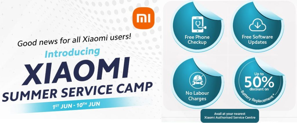 Xiaomi India Summer Service Camp 2023 announces