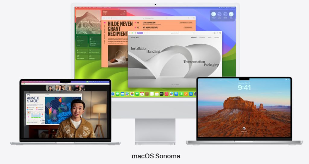 macOS 14 Sonoma brings interactive widgets screen savers game mode more
