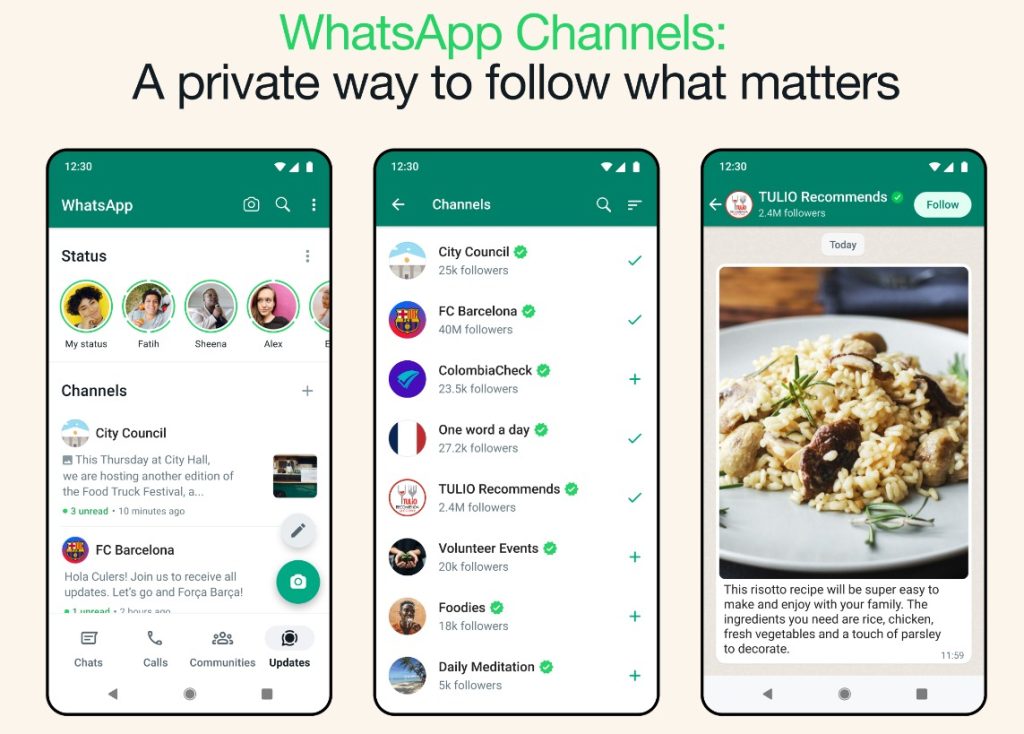 WhatsApp Brings Channels Allowing One Way Broadcasts