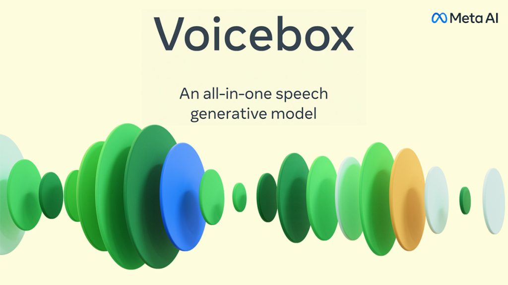 Meta introduces Voicebox Next Gen AI Speech model