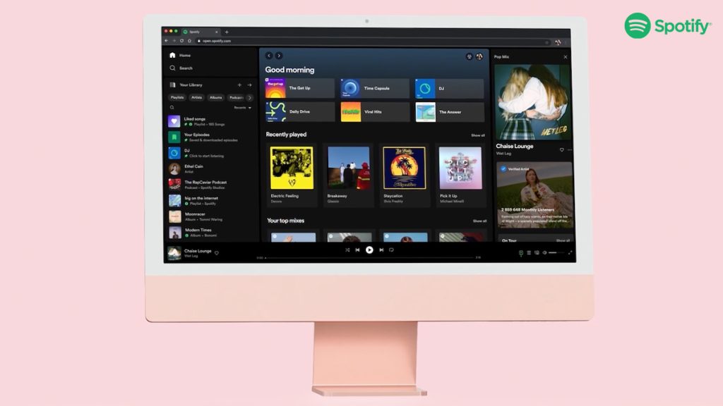 Spotify Desktop Gets Redesigned Your Library Now Playing