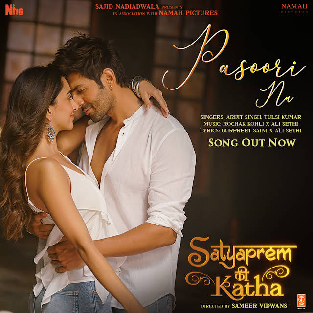 Pasoori Nu (SatyaPrem Ki Katha) 2023 Hindi Movie Video Song 1080p HDRip Download