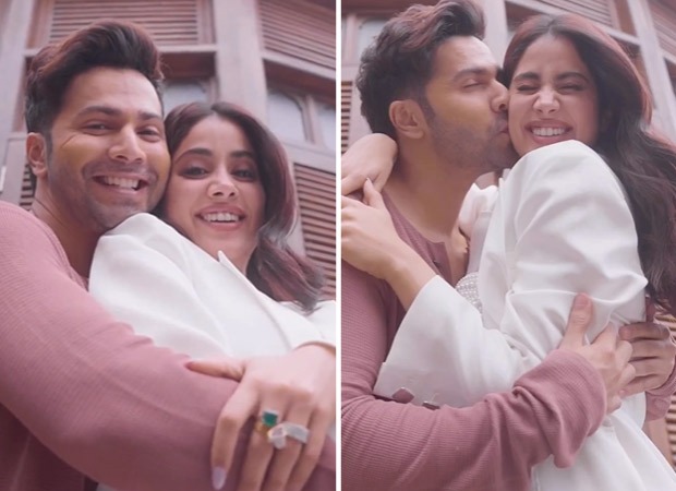 Varun Dhawan Kisses Janhvi Kapoor Adorable Video After Dil Se Dil Tak Song Release From Bawaal