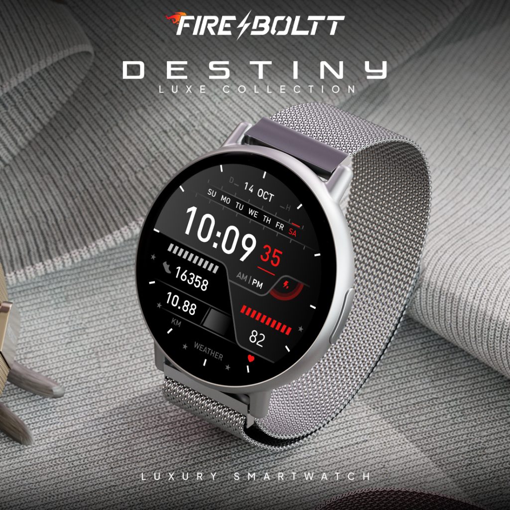 Fire Boltt Destiny 1.39″ Display Stainless Steel Body Bluetooth Calling launched