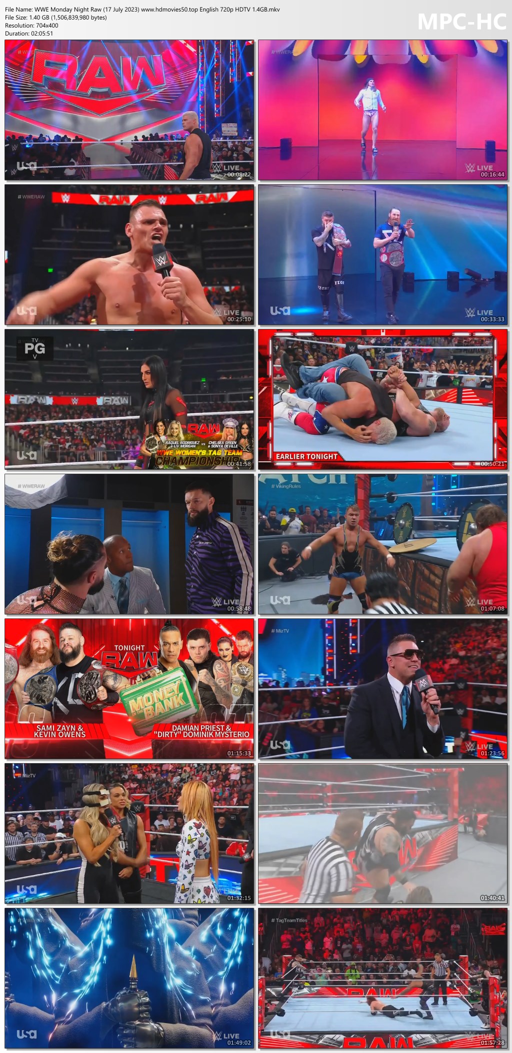 WWE Monday Night Raw 17 July 2023 www.hdmovies50.top English 720p HDTV 1.4GB.mkv thumbs