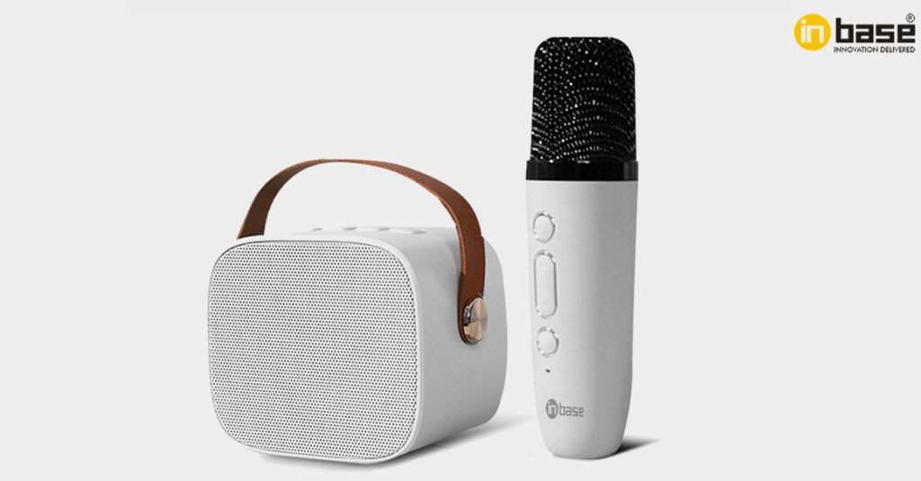 Inbase Boom Box Bluetooth Speaker Wireless Karaoke Microphone Launched
