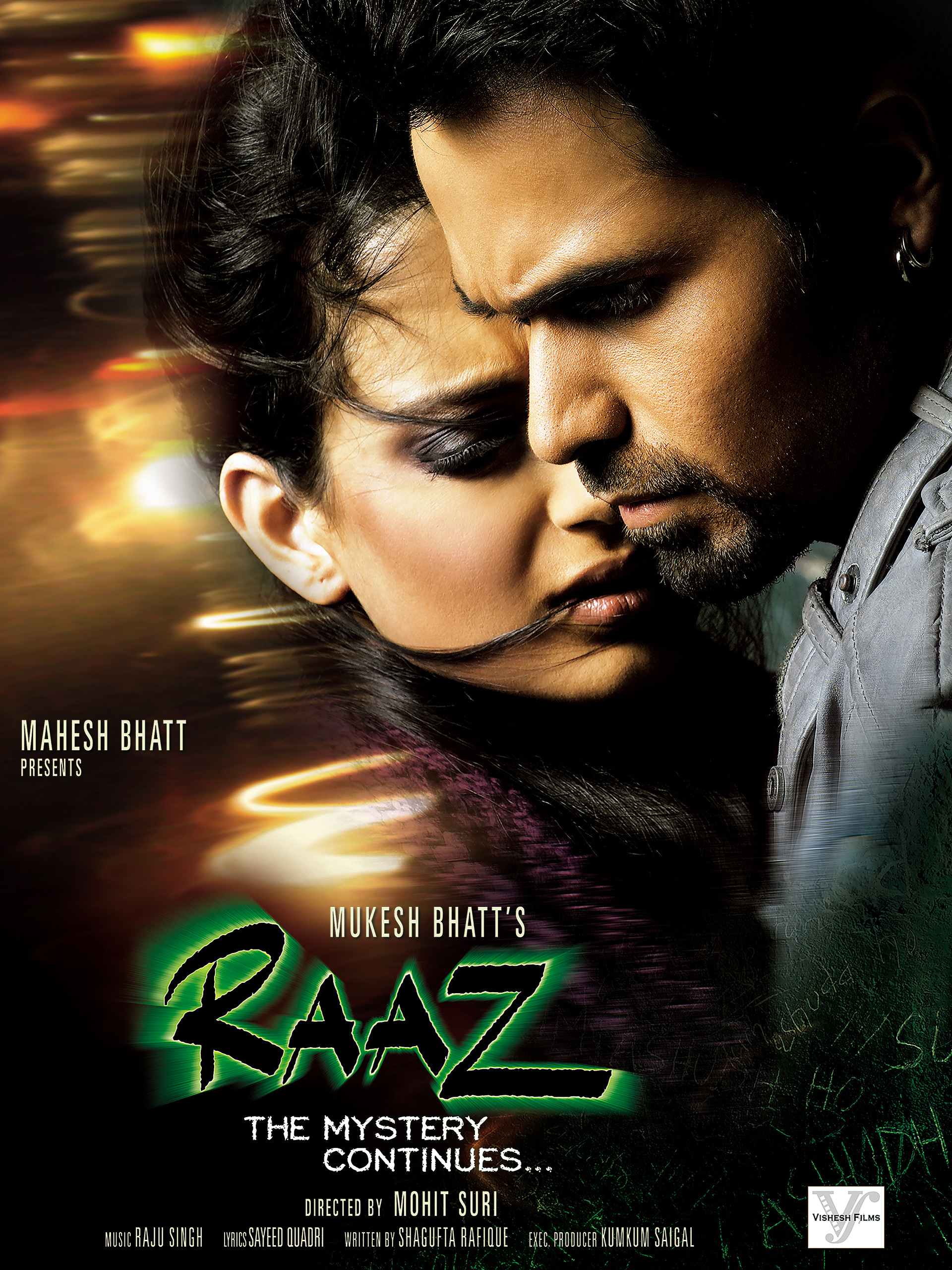 Raaz The Mystery Continues 2009 Hindi Movie 400MB HDRip 480p ESub Download
