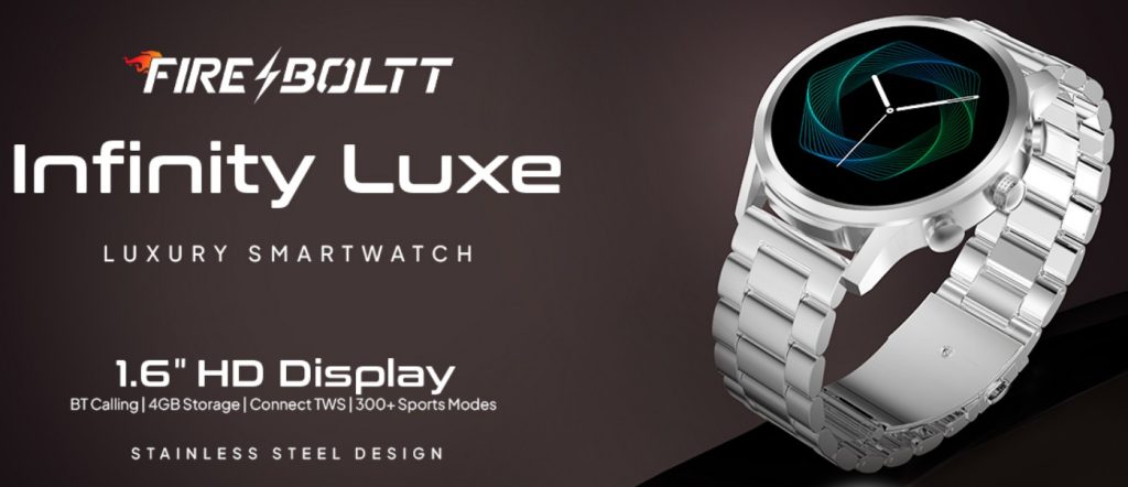 Fire Boltt Infinity Luxe Price And Specifications