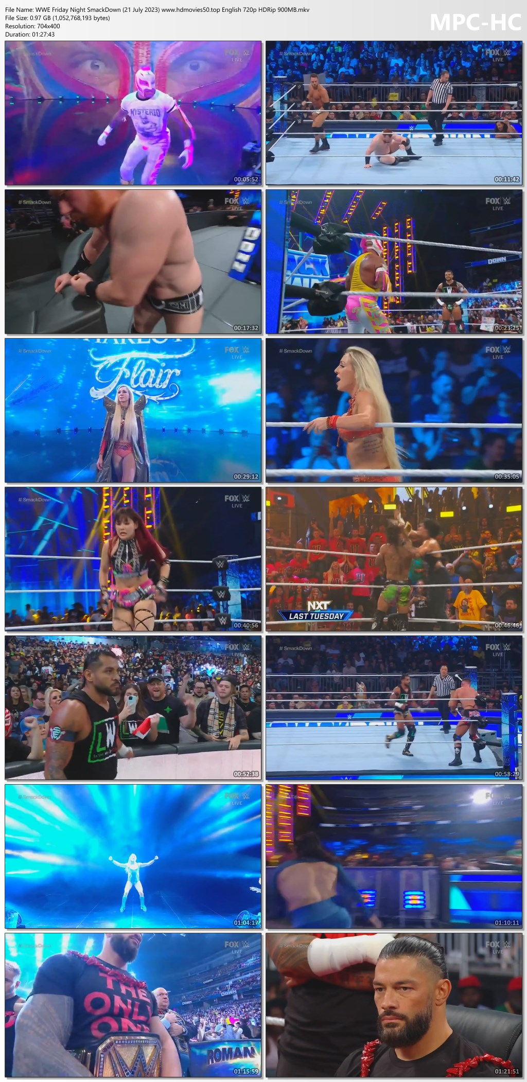 WWE Friday Night SmackDown 21 July 2023 www.hdmovies50.top English 720p HDRip 900MB.mkv thumbs