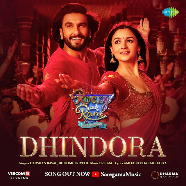 Dhindhora Baje Re (Rocky Aur Rani Kii Prem Kahaani 2023) Hindi Video Song 1080p HDRip Download