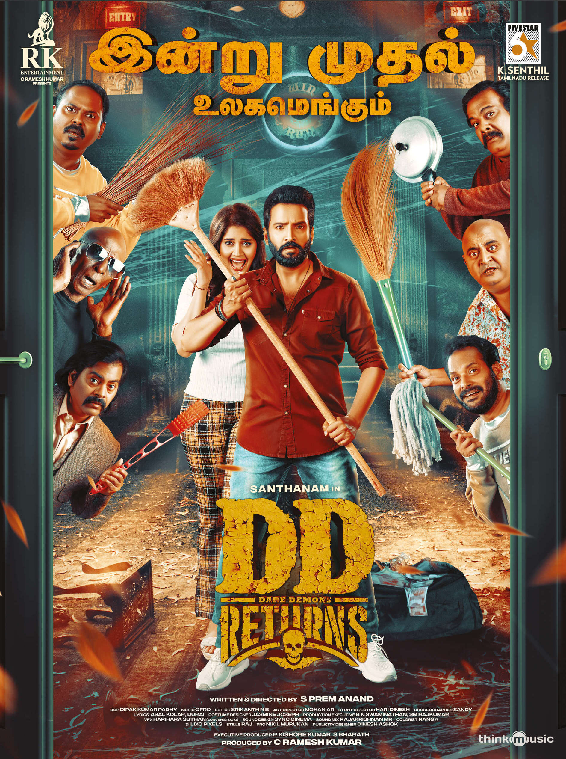 DD Returns (2023) 480p PreDVDRip Full Tamil Movie [350MB]