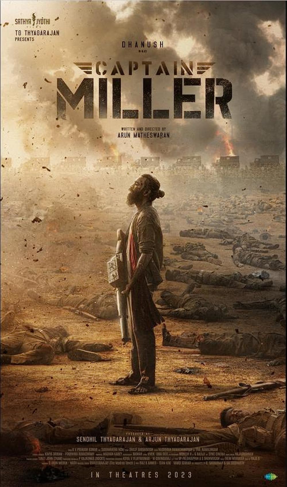 Captain Miller 2023 Tamil Official Teaser 1080p HDRip 23MB Free Download
