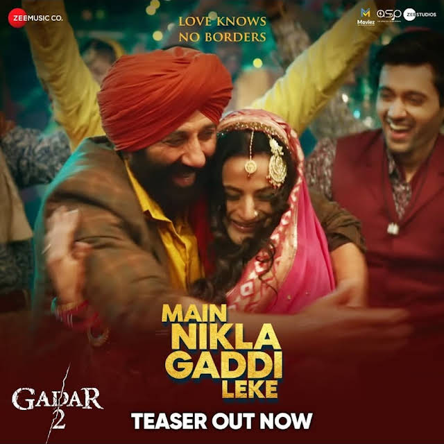 Main Nikla Gaddi Leke (Gadar 2) 2023 Hindi Video Song 1080p HDRip Download