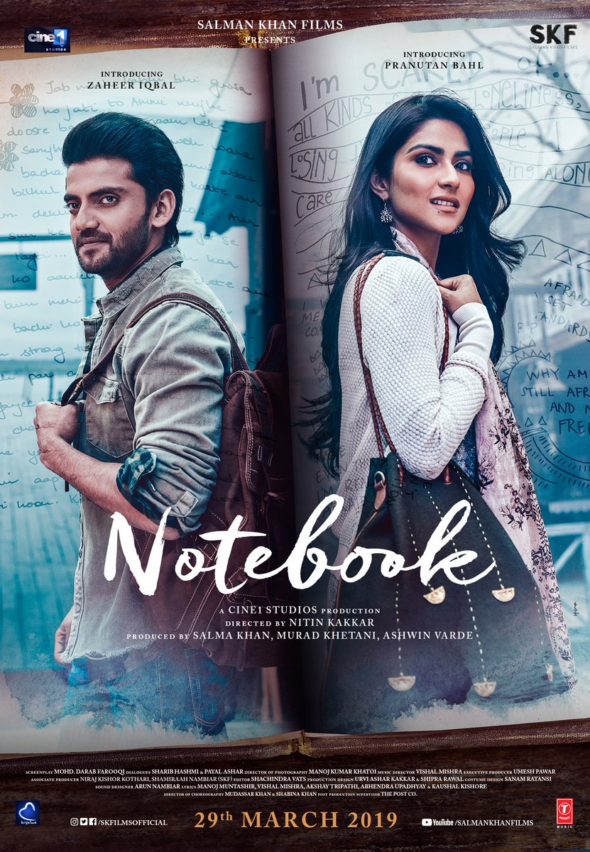 Notebook 2019 Hindi Movie 720p HDRip 1GB ESub Download
