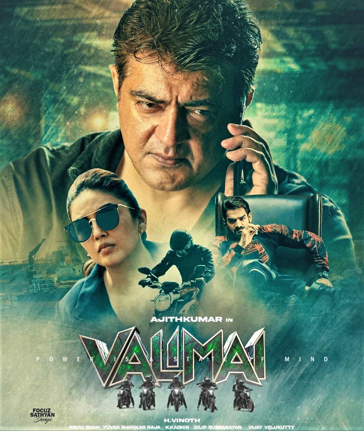 Valimai (2022) 480p HDRip Hindi ORG Dual Audio Movie ESubs [500MB]