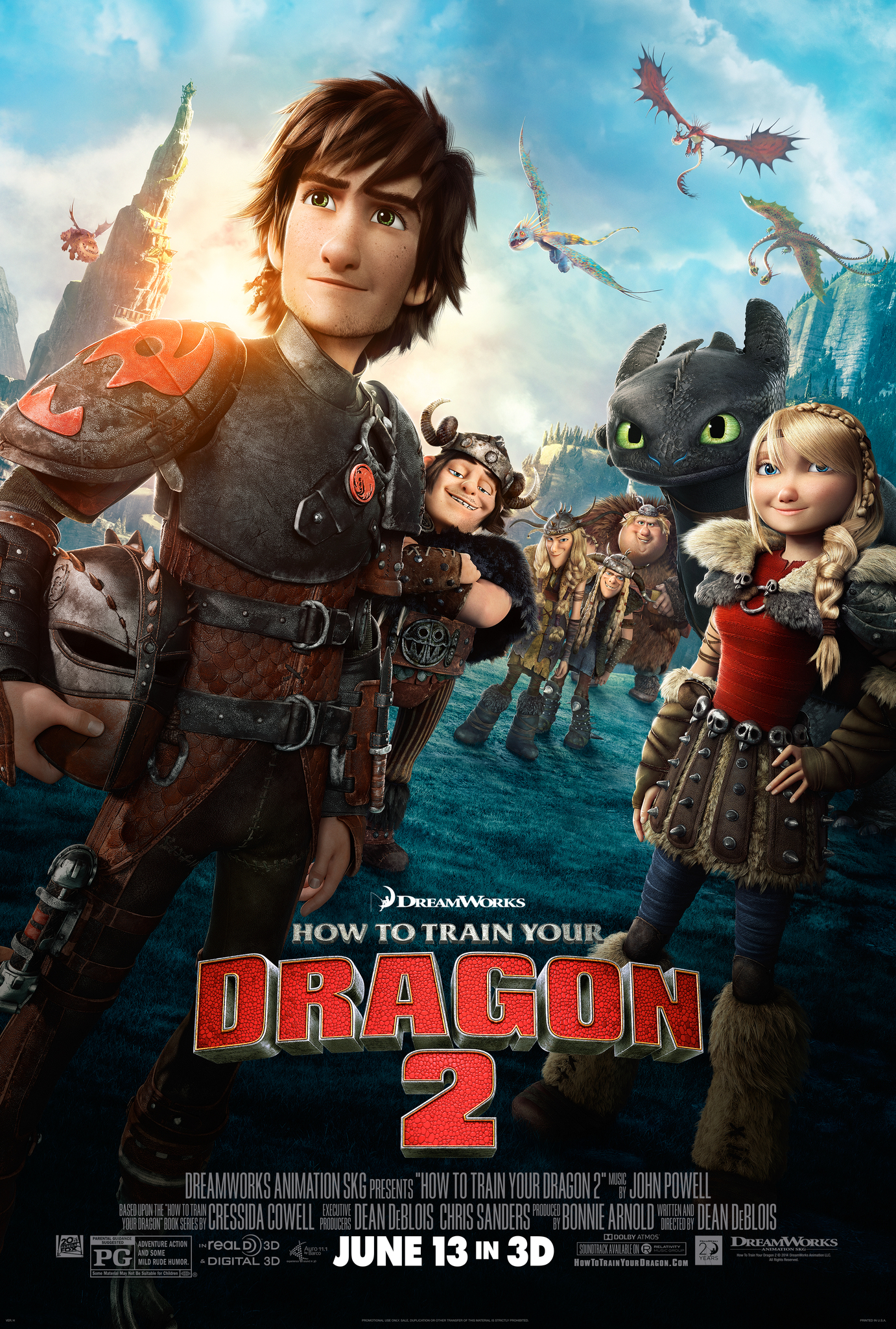 How to Train Your Dragon 2 2014 Hindi Dual Audio 480p BluRay 350MB ESub Download
