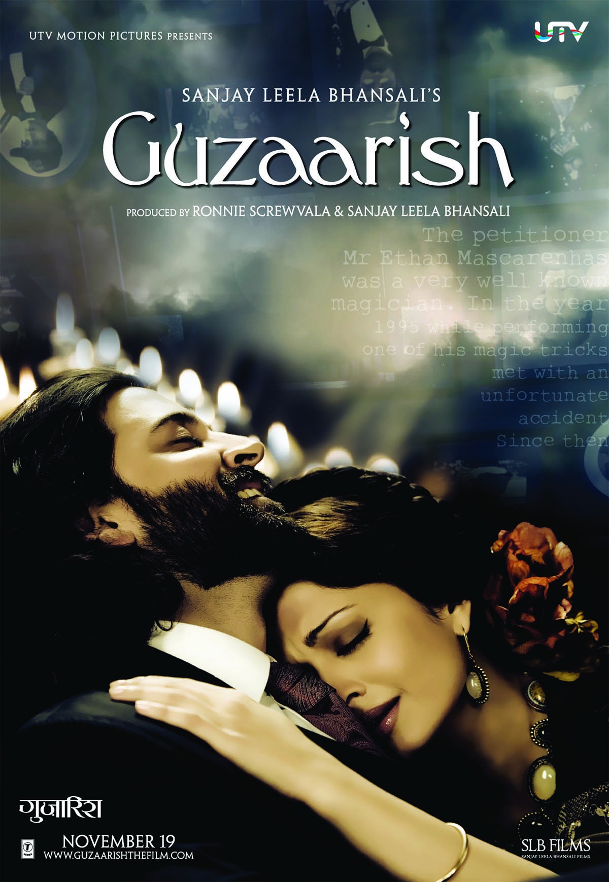 Guzaarish 2010 BluRay Hindi Full Movie Download 1080p 720p 480p ESubs