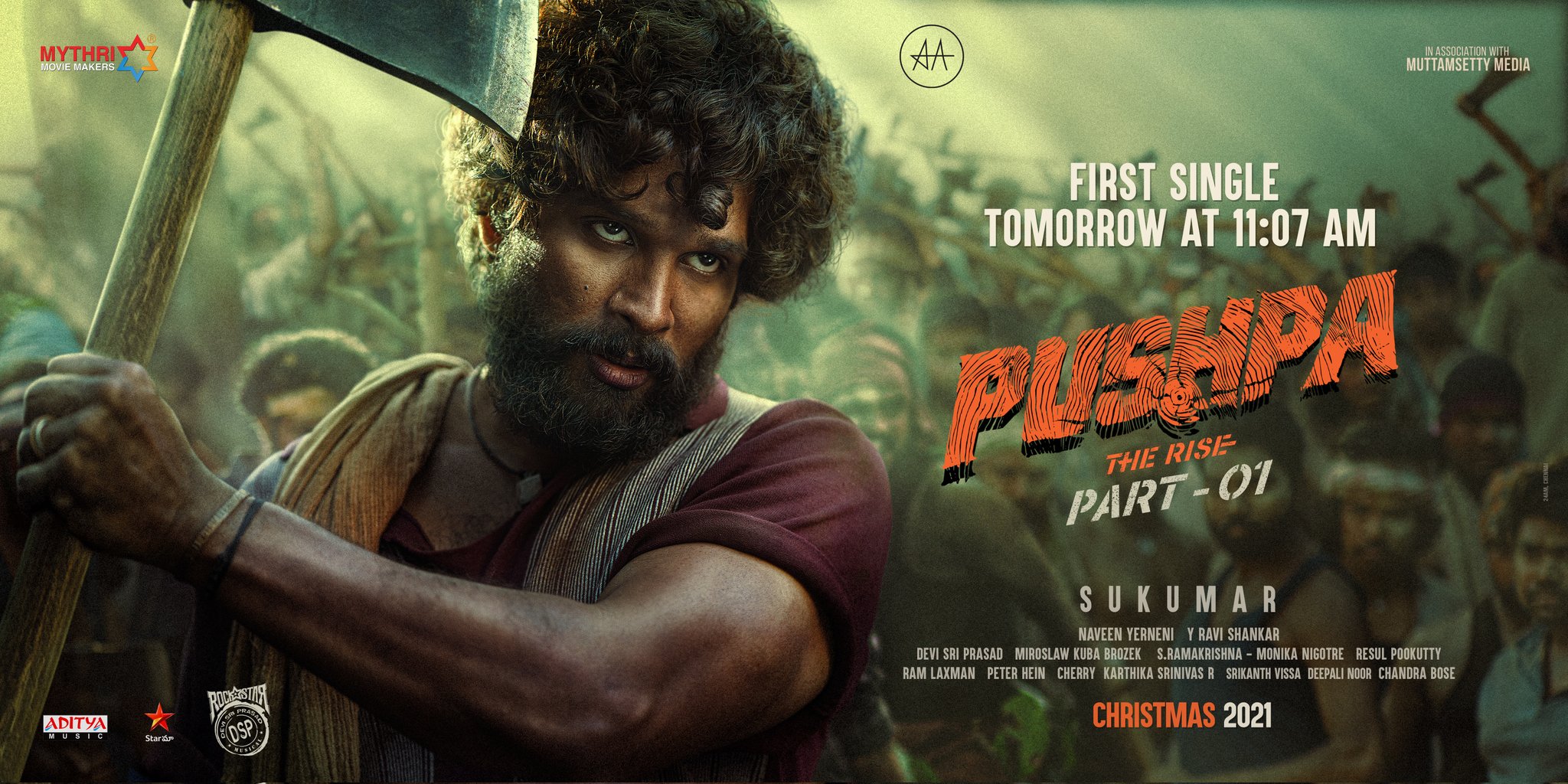 Pushpa The Rise 2021 Hindi Dubbed 480p HDRip 550MB ESub Download