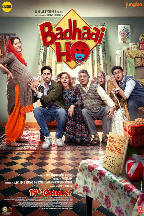 Badhaai Ho (2018) 720p BluRay Full Hindi Movie ESubs [1.2GB]