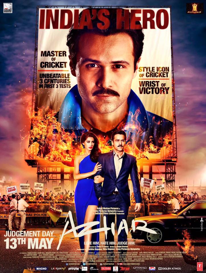 Azhar (2016) 720p BluRay Full Hindi Movie ESubs [1.2GB]