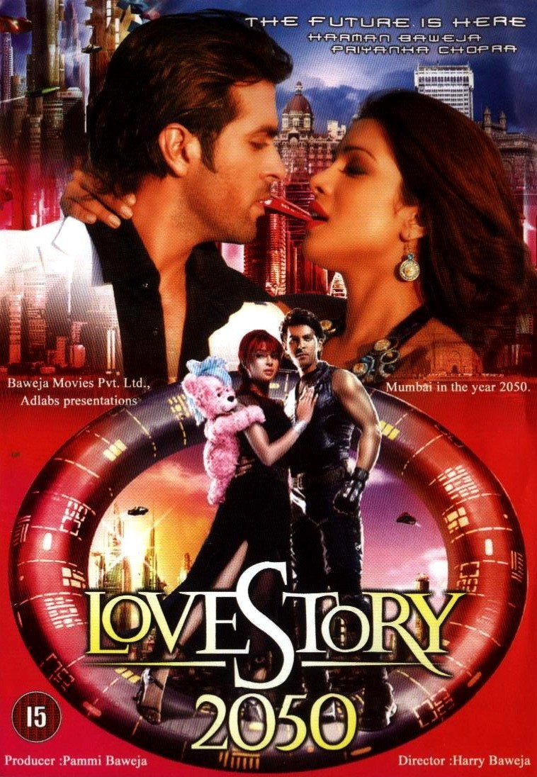 Love Story 2050 2008 Hindi Movie 480p HDRip 450MB ESub Download