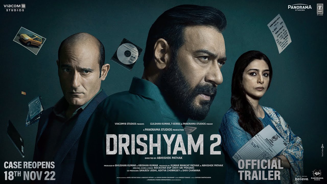 Drishyam 2 2022 Hindi Movie 480p HDRip 450MB ESub Download