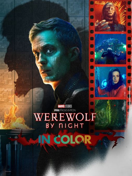 Werewolf by Night in Color (2023) 720p HDRip Hindi (Studio-DUB OST) Movie [450MB]