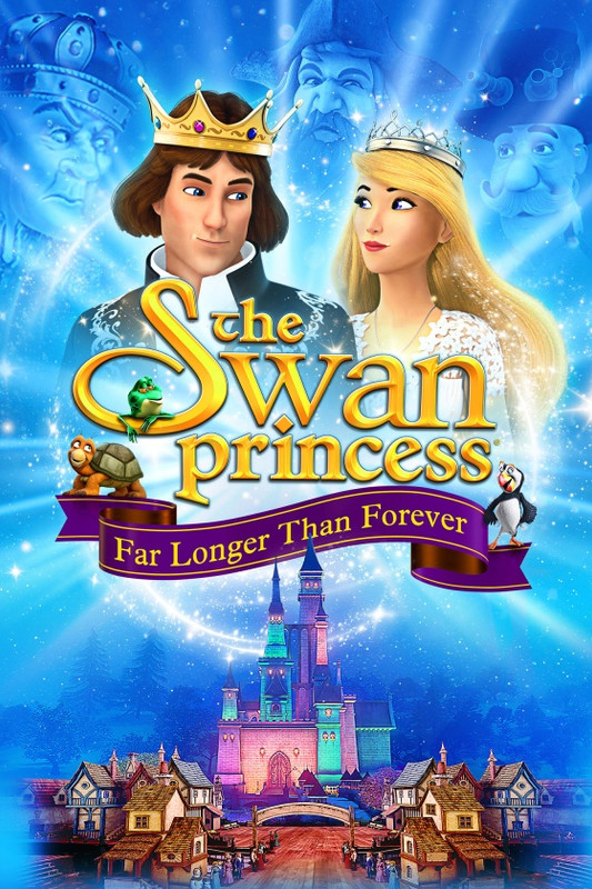 The Swan Princess Far Longer Than Forever (2023) 480p HDRip Hindi ORG Dual Audio Movie ESubs [300MB]