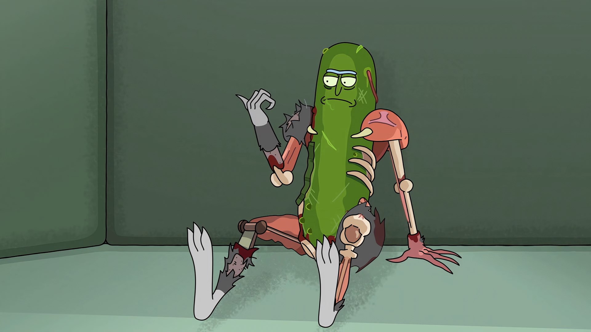 Rick and Morty S03E03 Pickle Rick [1080p x265 10bit Joy].mkv snapshot 19.12.276