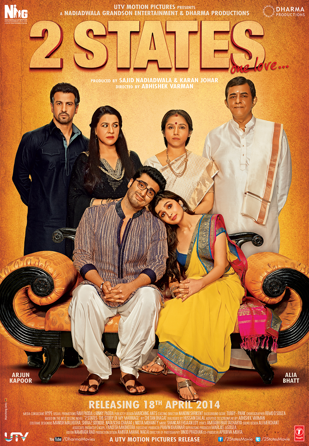 2 States (2014) 480p BluRay Full Hindi Movie [500MB]