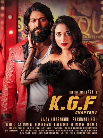 K.G.F Chapter 1 2018 Hindi ORG Dual Audio 550MB BluRay ESub 480p Download