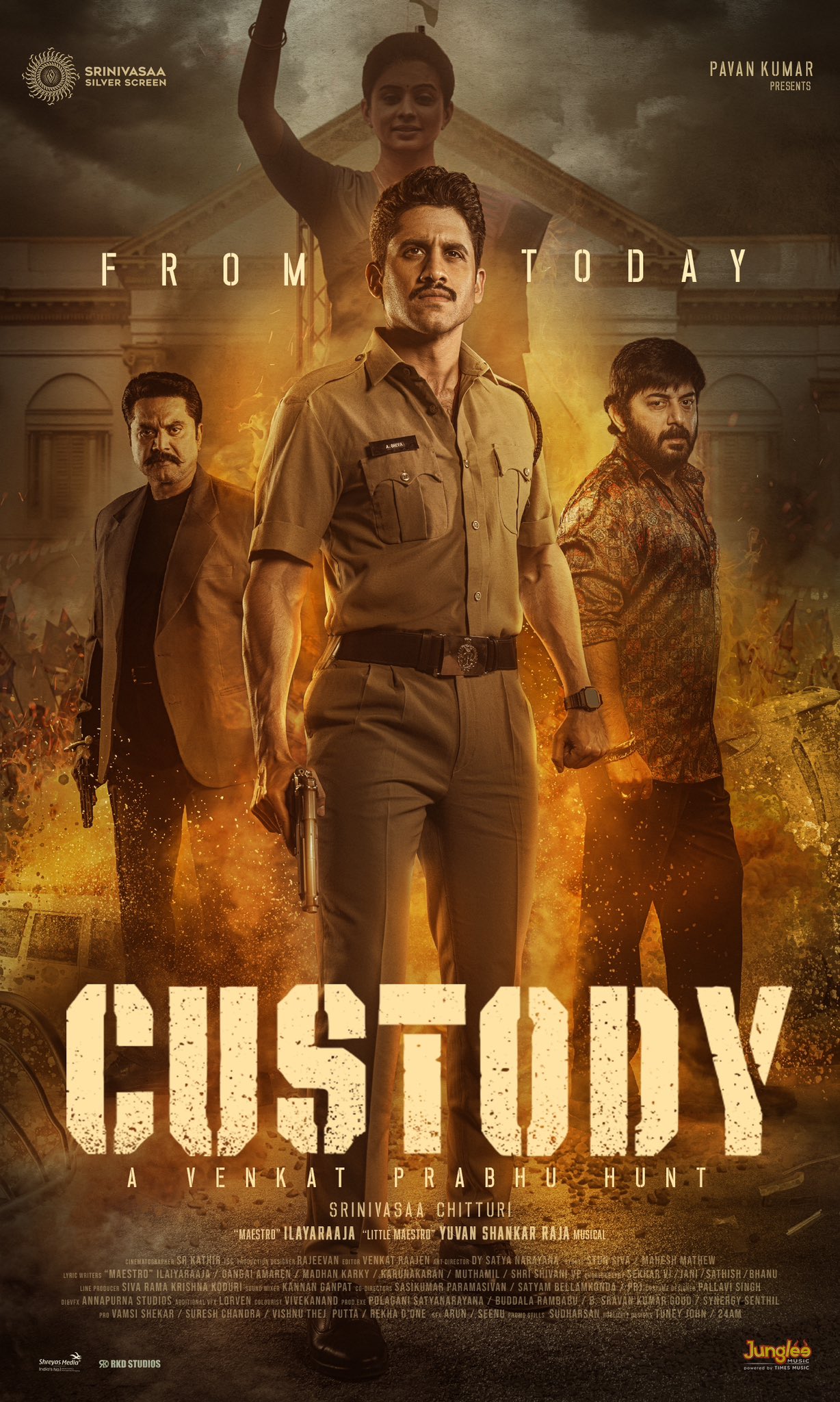 Custody (2023) 480p HDRip Hindi ORG Dual Audio Movie UNCUT ESubs [550MB]