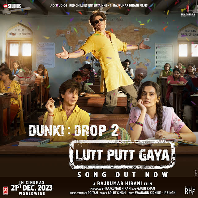 Lutt Putt Gaya (Dunki Drop 2 2023) Hindi Movie Video Song 1080p HDRip Download
