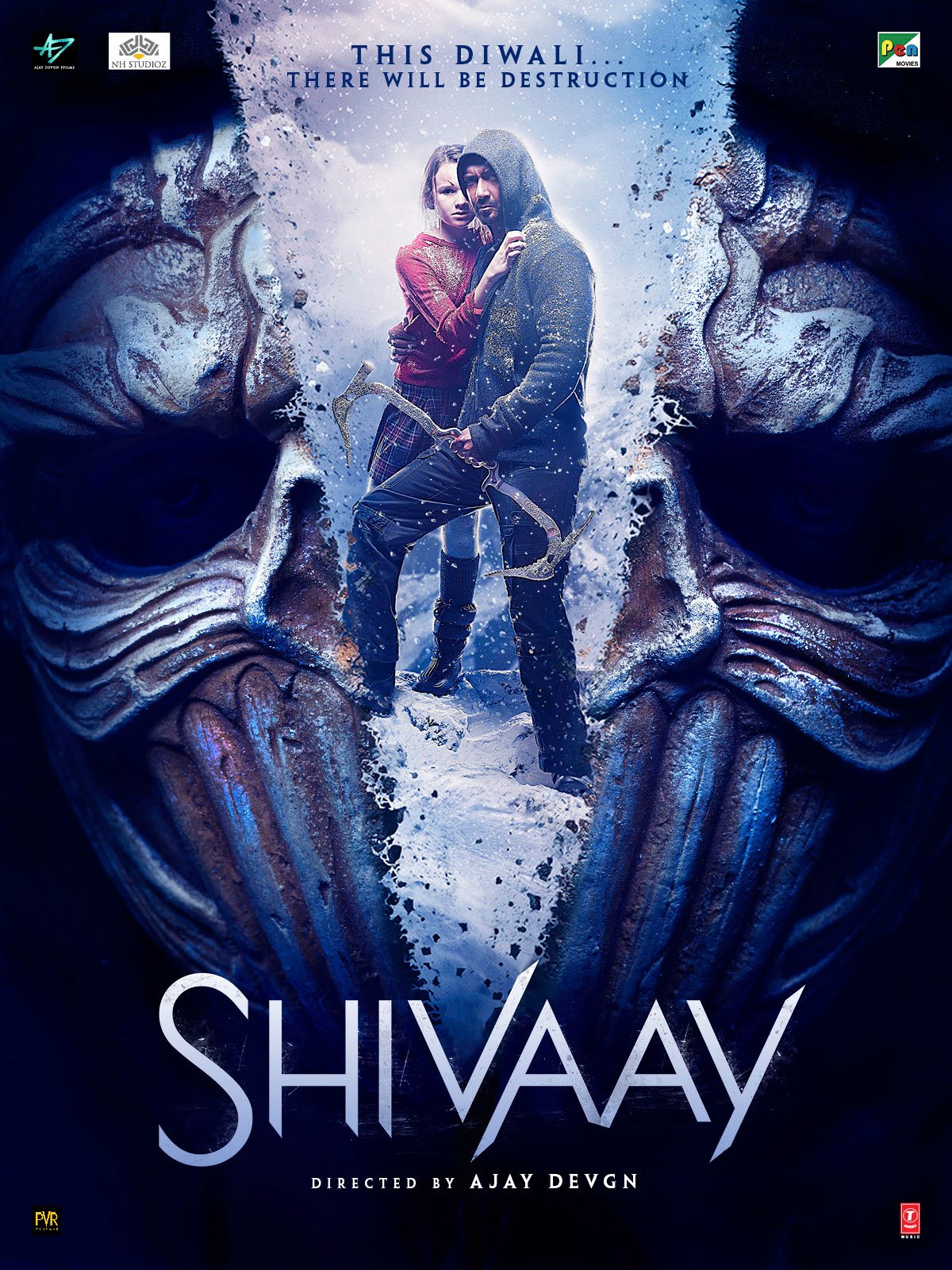 Shivaay 2016 Hindi 480p HDRip 500MB ESub Download