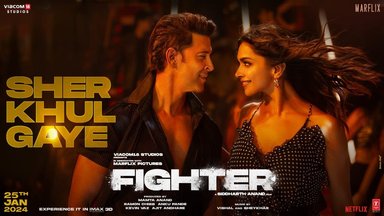 Sher Khul Gaye (Fighter 2024) Hindi Movie Video Song 1080p HDRip Download