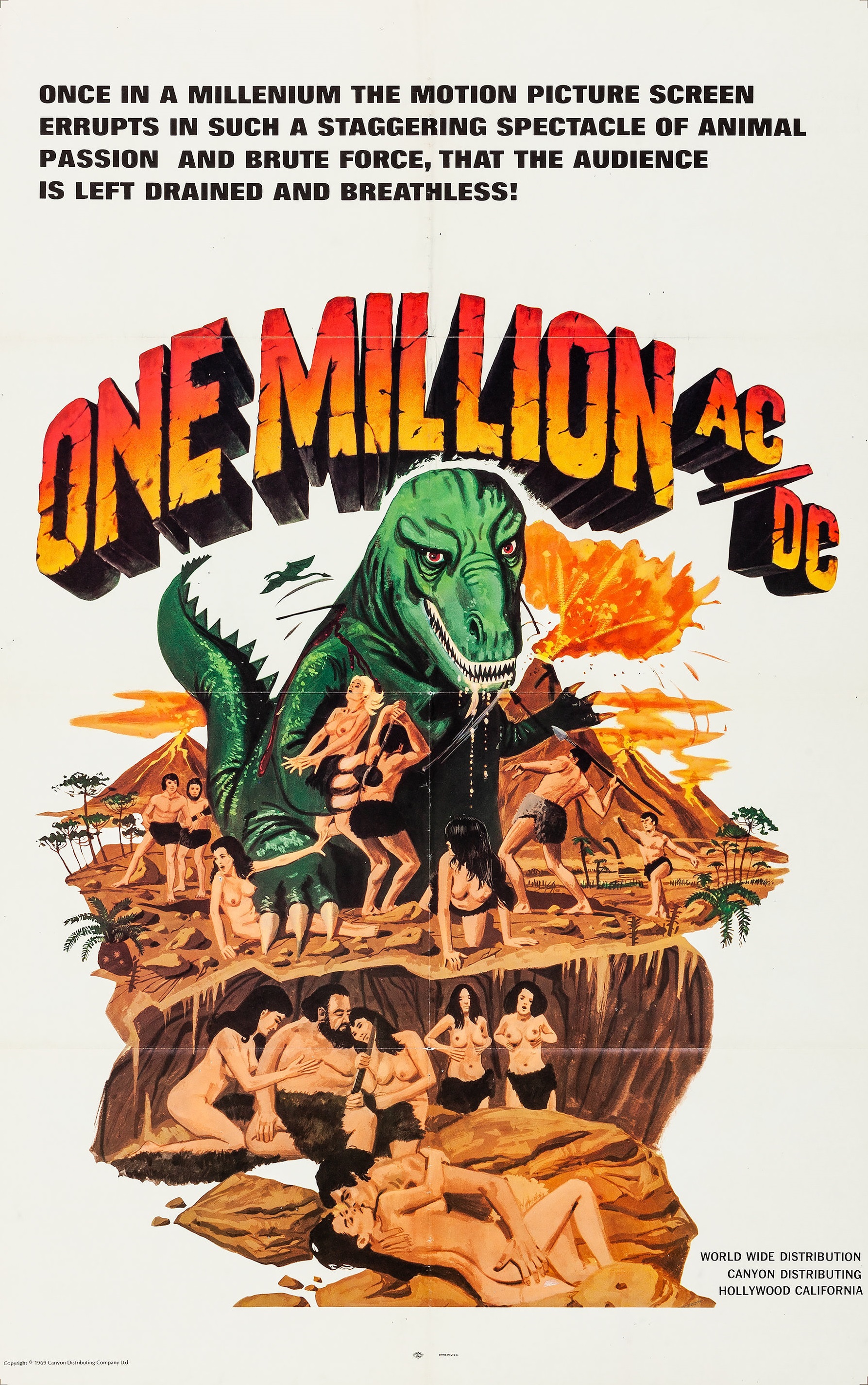 One Million AC DC (1969) 720p HDRip English Adult Movie [600MB]