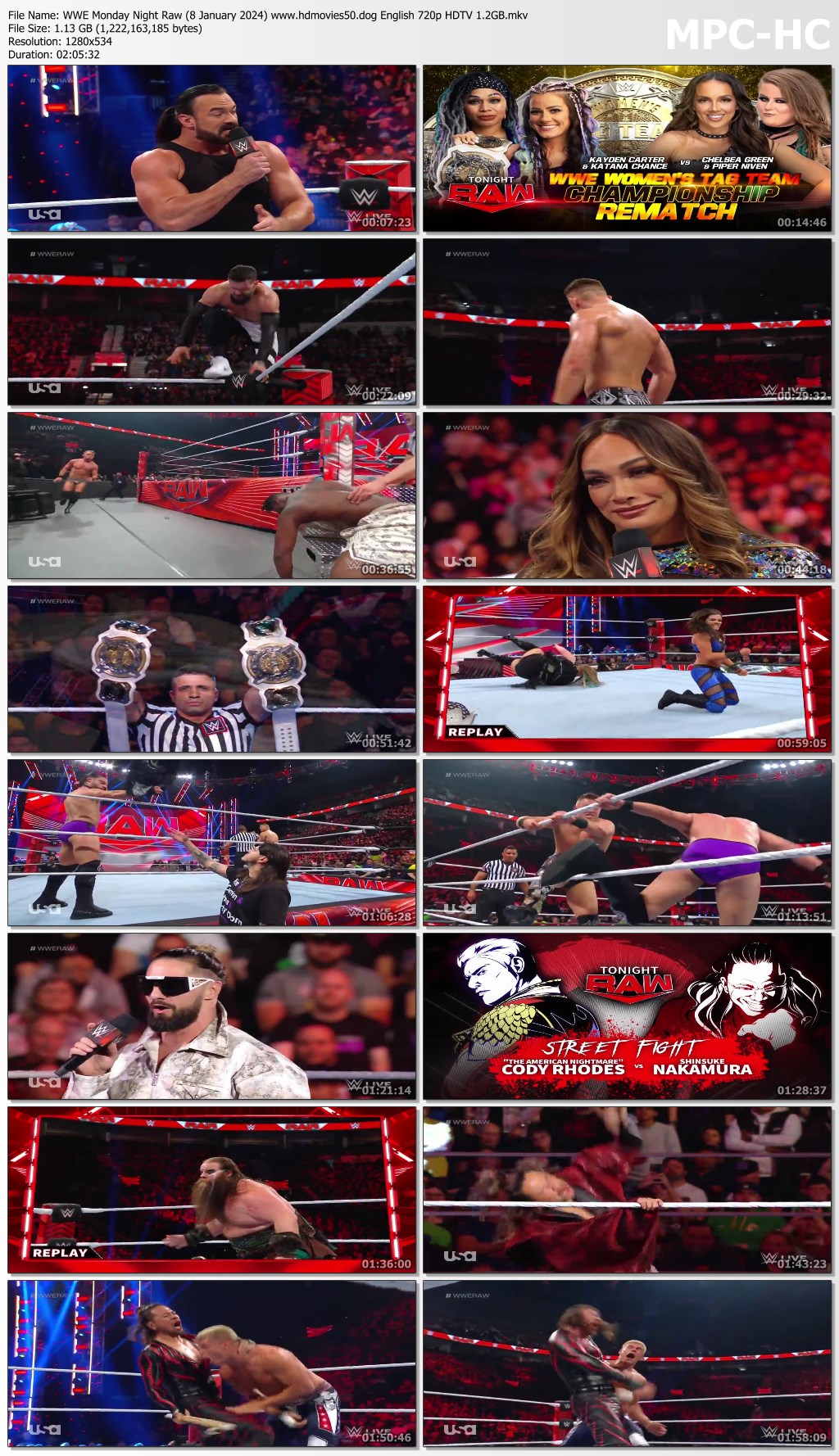 WWE Monday Night Raw 8 January 2024 www.hdmovies50.dog English 720p HDTV 1.2GB.mkv thumbs