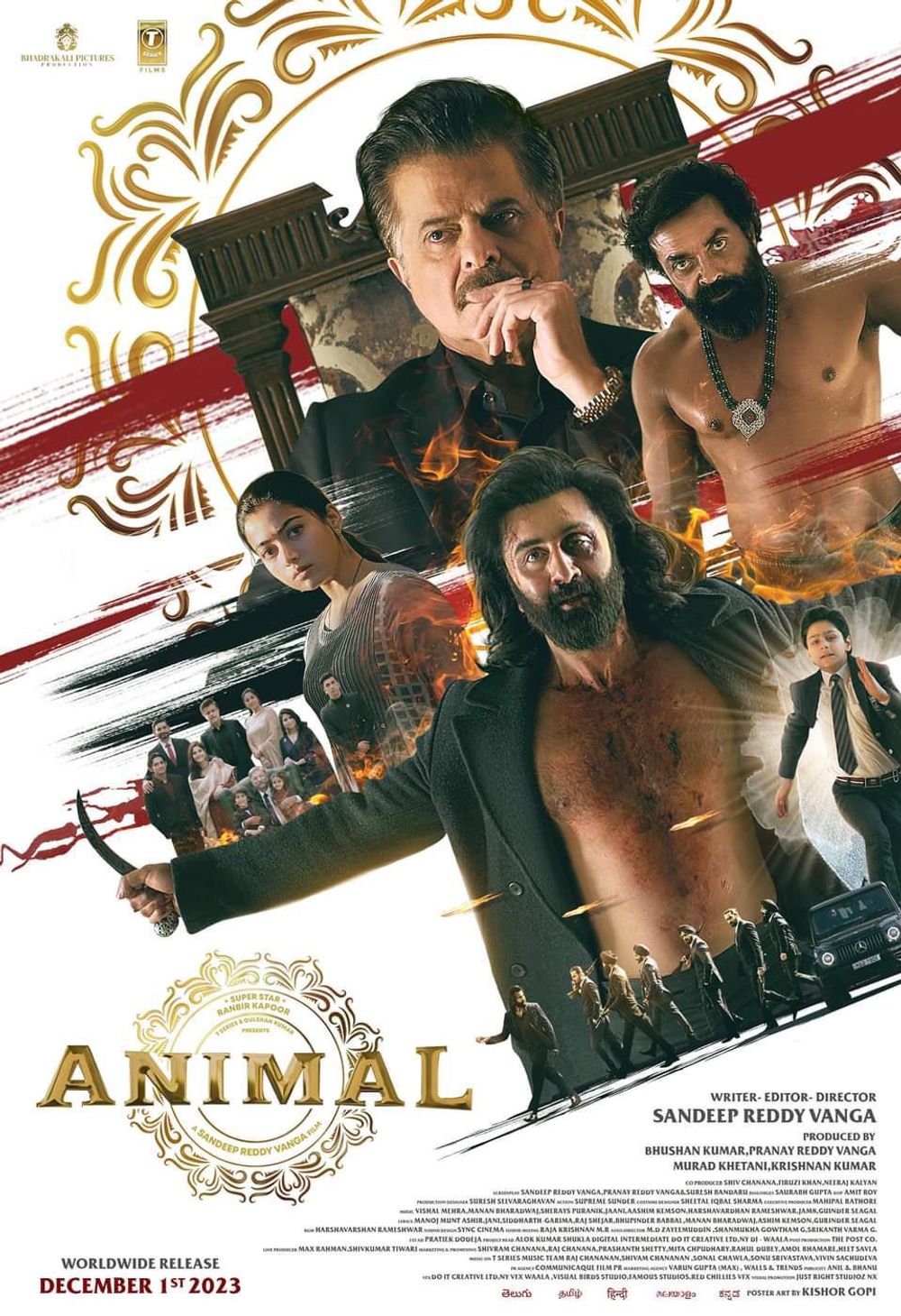 Animal 2023 Hindi Movie 1080p 720p 480p NF HDRip Download