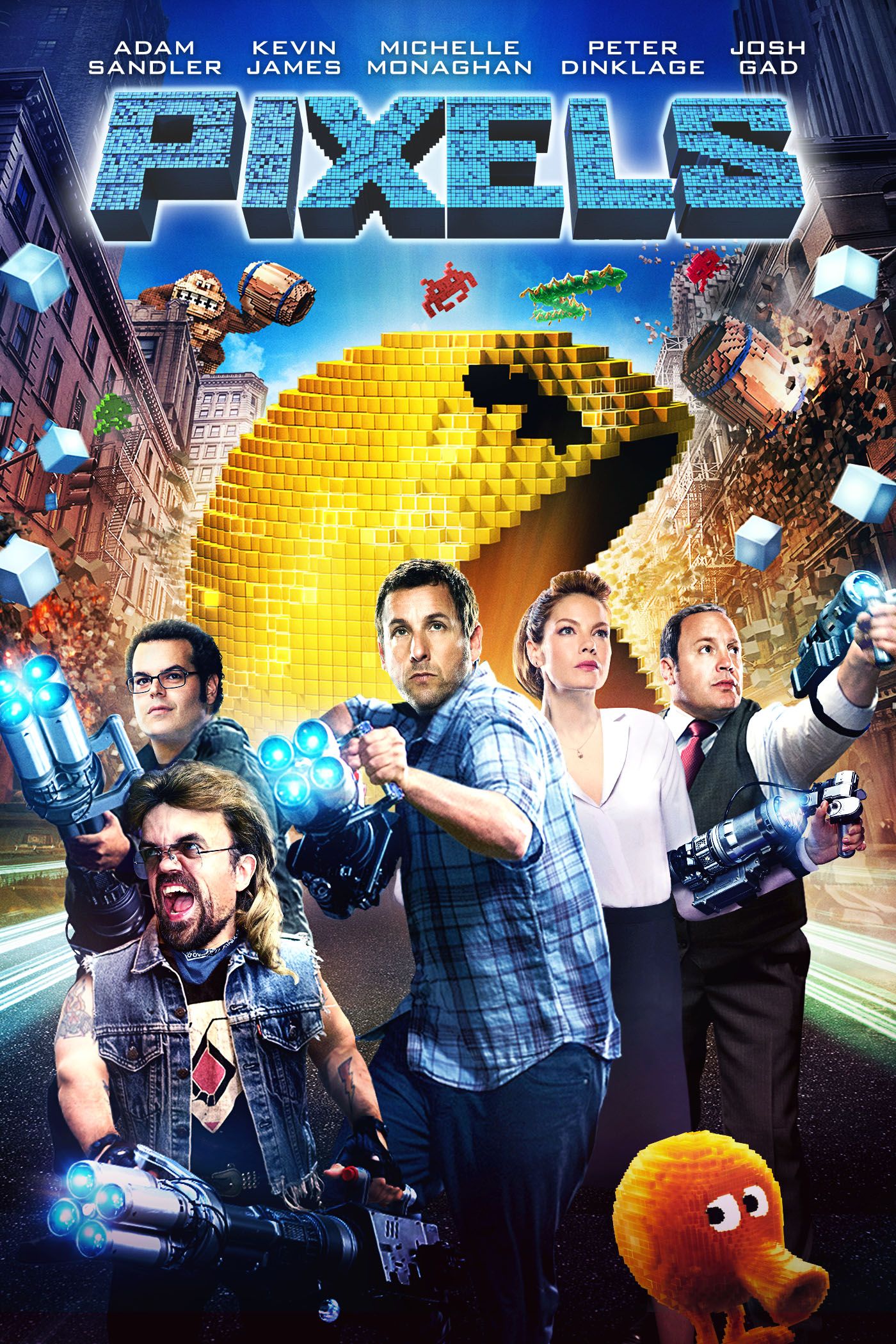 Pixels 2015 Hindi ORG Dual Audio  720p 480p BluRay ESub Download