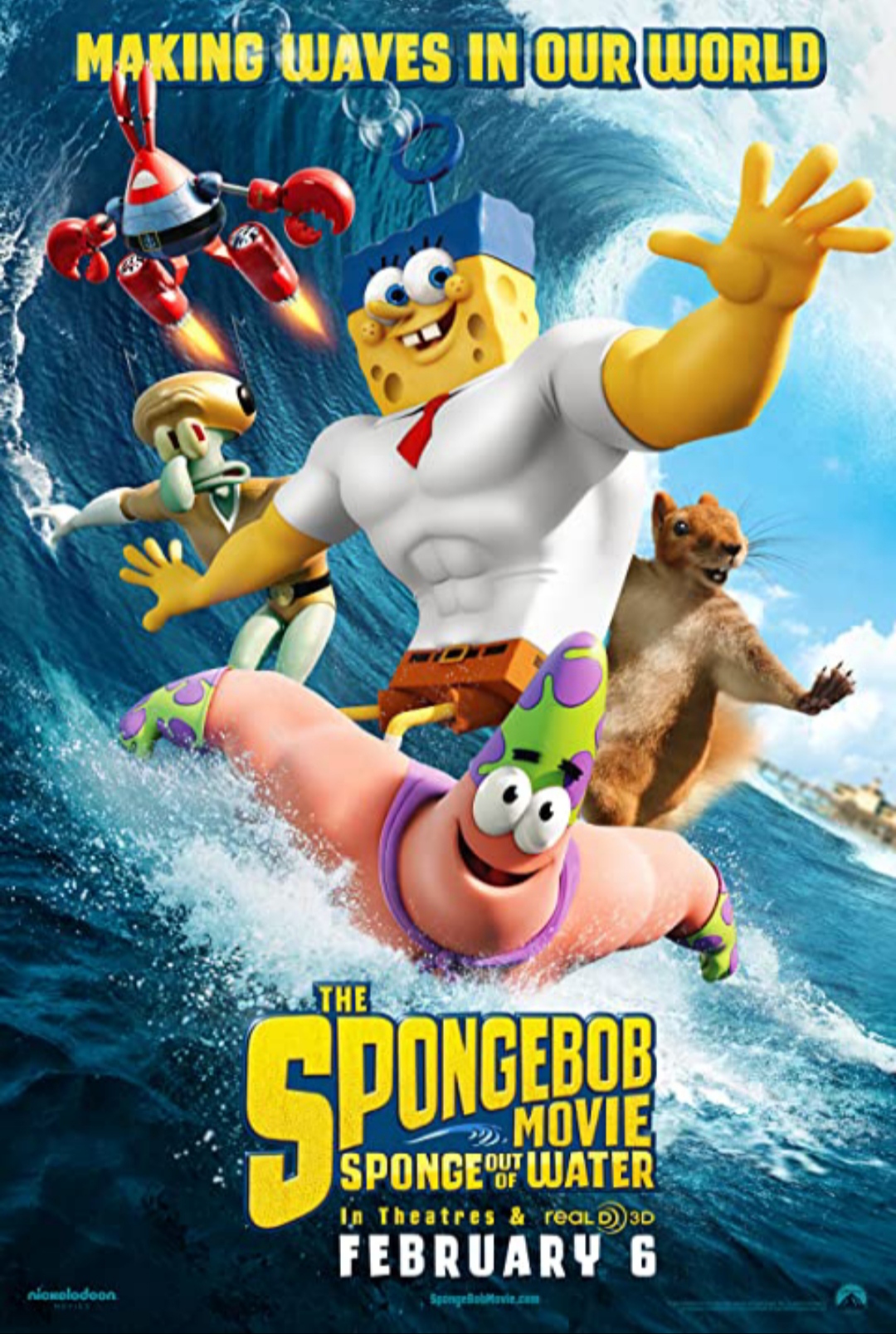 The Spongebob Movie Sponge out of Water 2015 Hindi Dual Audio 1080p | 720p | 480p BluRay ESub Download