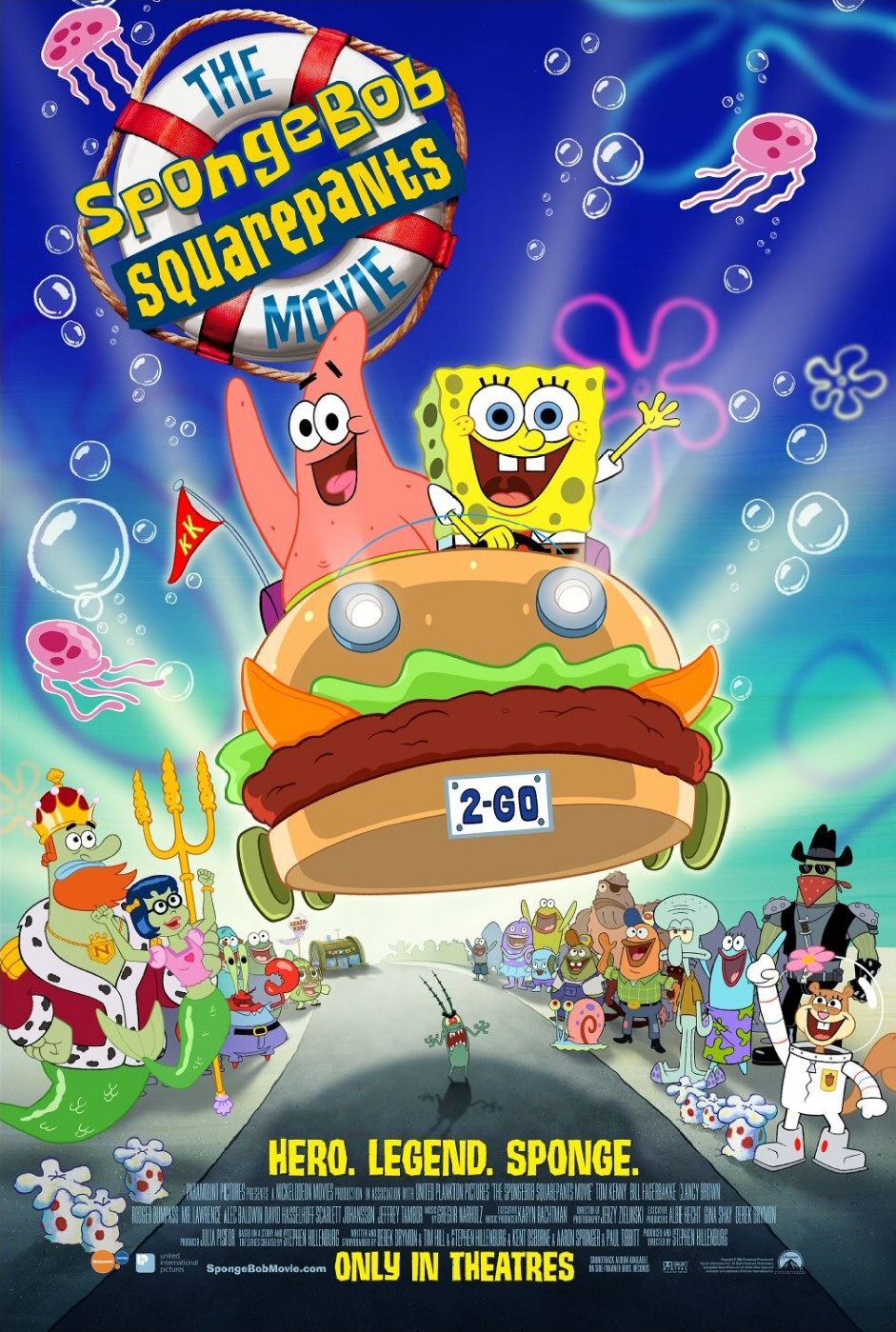 The SpongeBob Squarepants Movie (2004) 720p BluRay Hindi Dual Audio Movie ESubs [850MB]