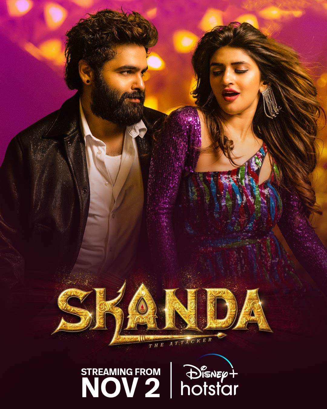 Skanda (2023) 1080p HDRip Hindi ORG Dual Audio Movie ESubs [3.2GB]